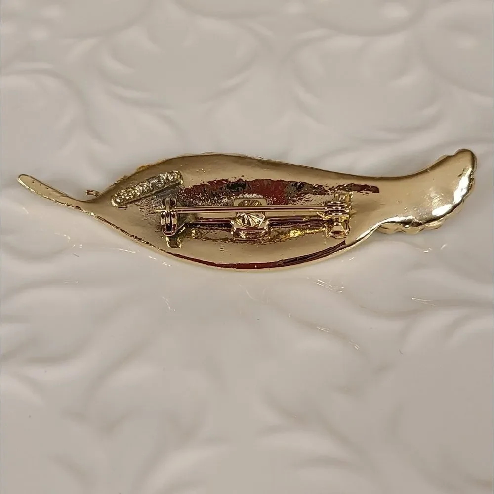 Vintage Leaf Brooch